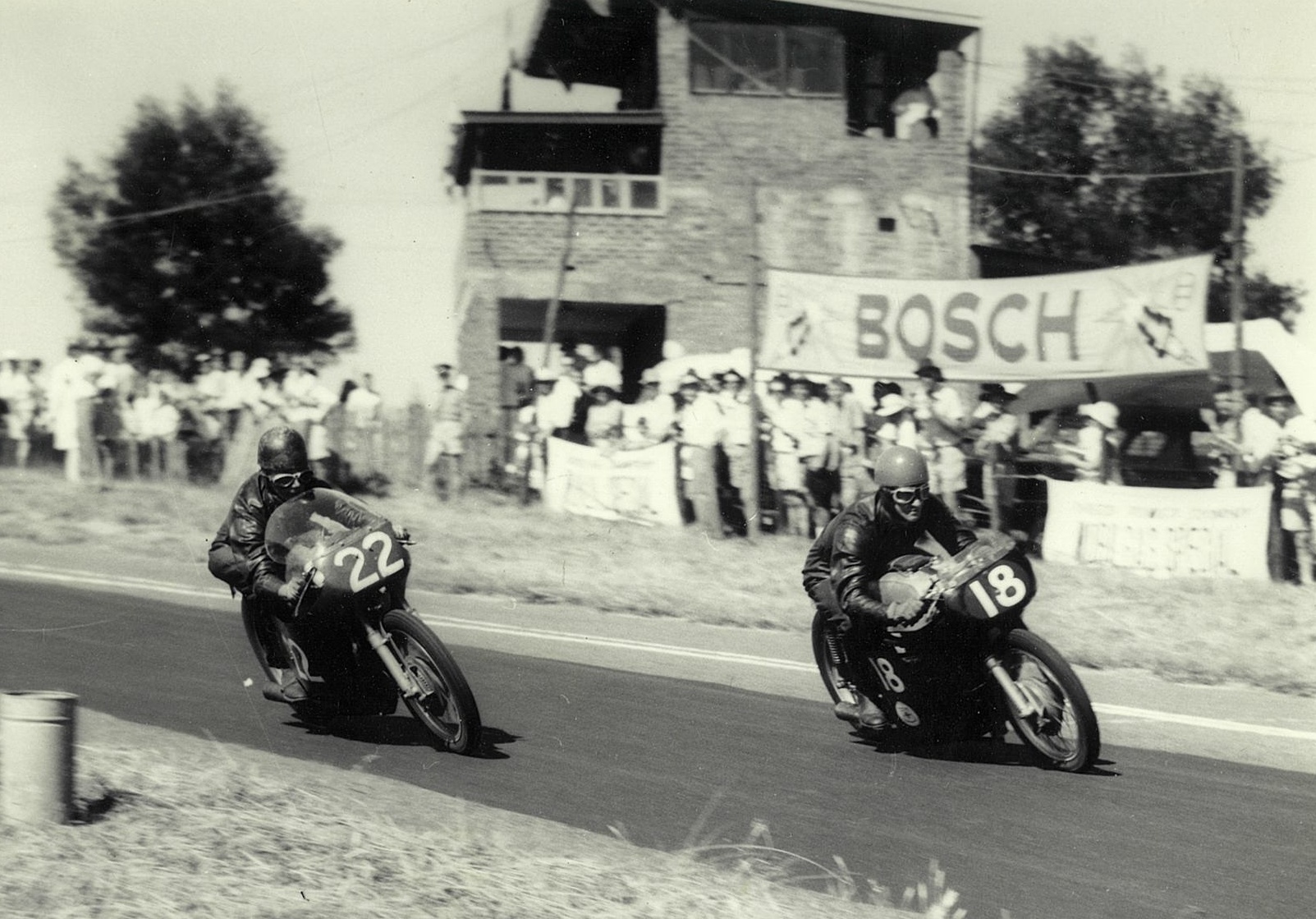 Motorcycle Racing at Circuit